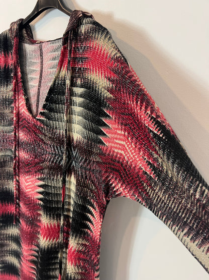 OTRAS. Vestido largo estampado hilos T.u(m)