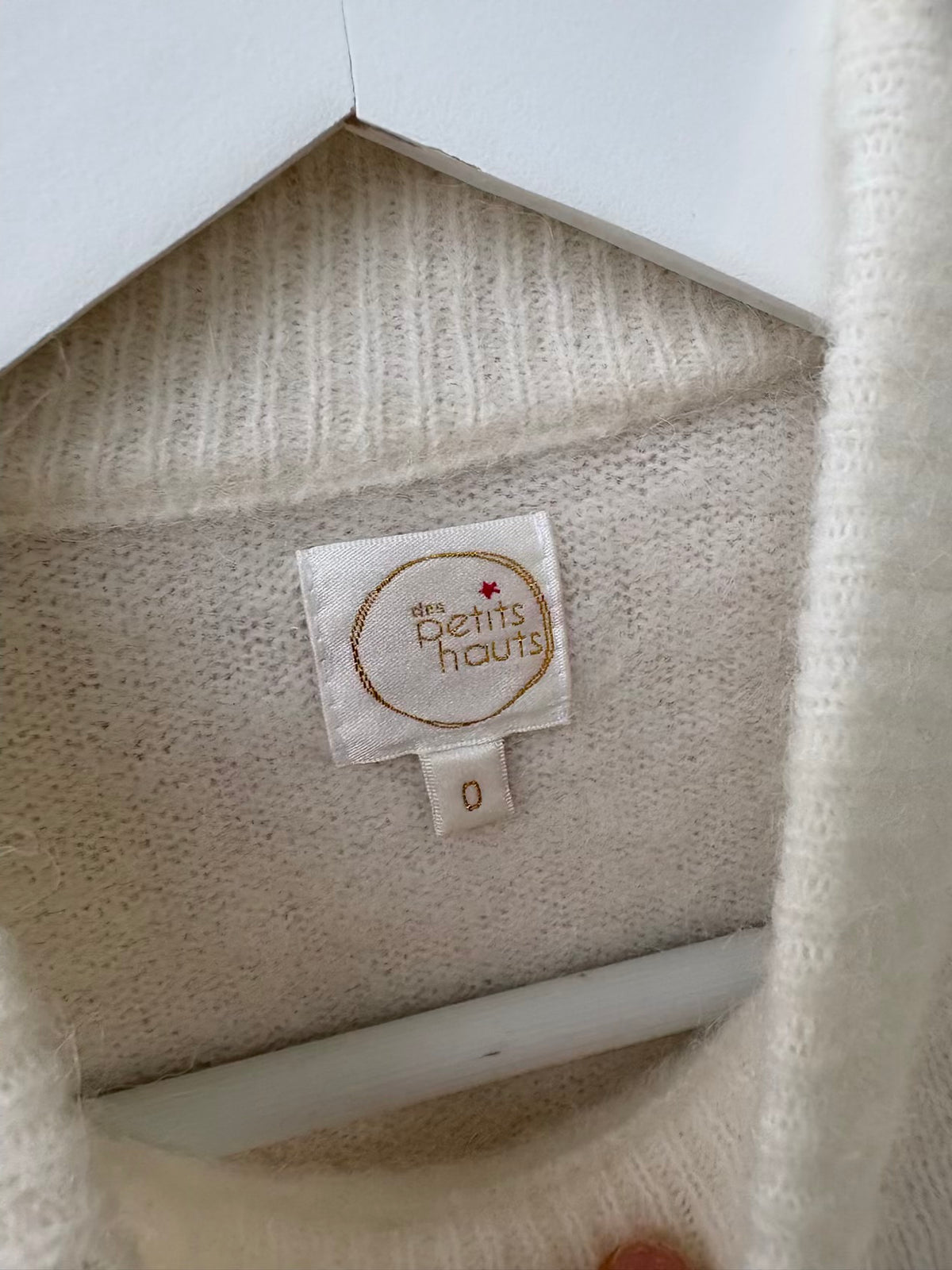 DES PETIT HAUTS. Jersey greca manga mezcla