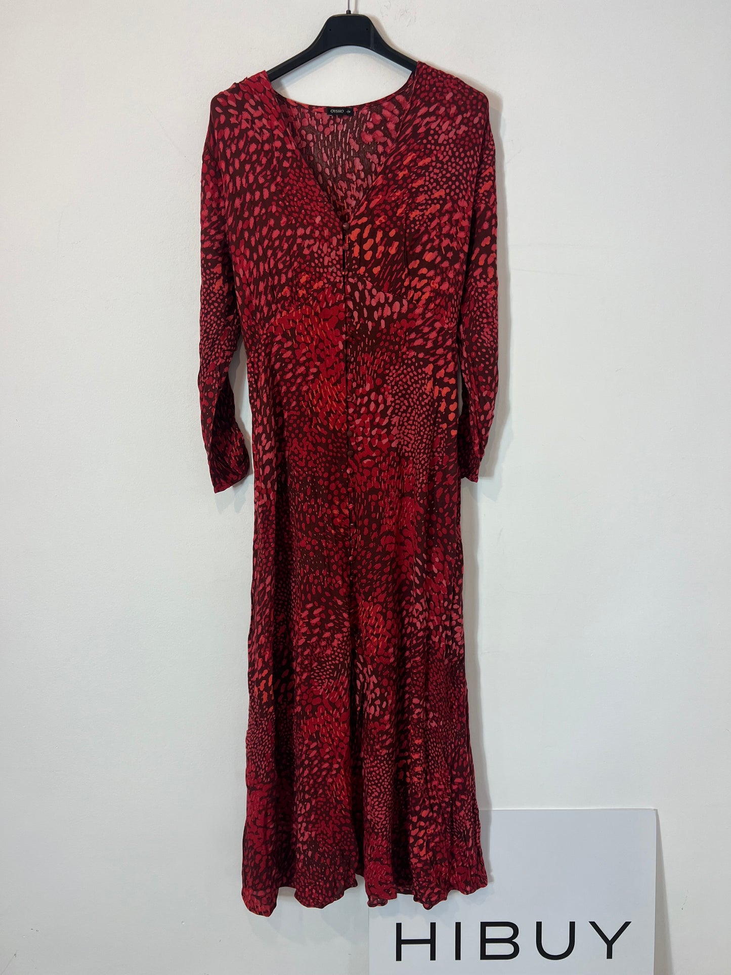 OYSHO. Long buttoned dress Tl