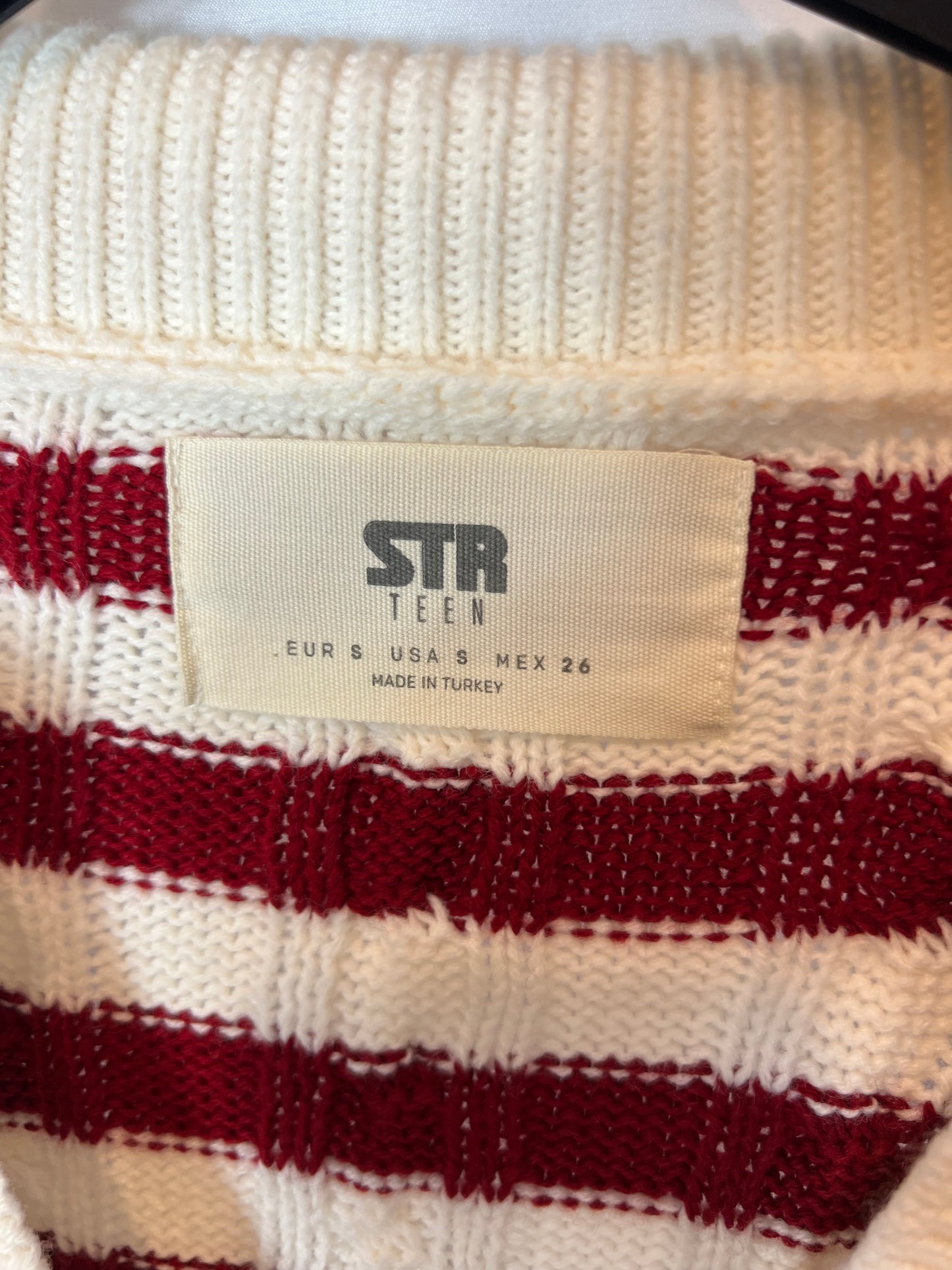 STRADIVARIUS. Striped Ts sweater