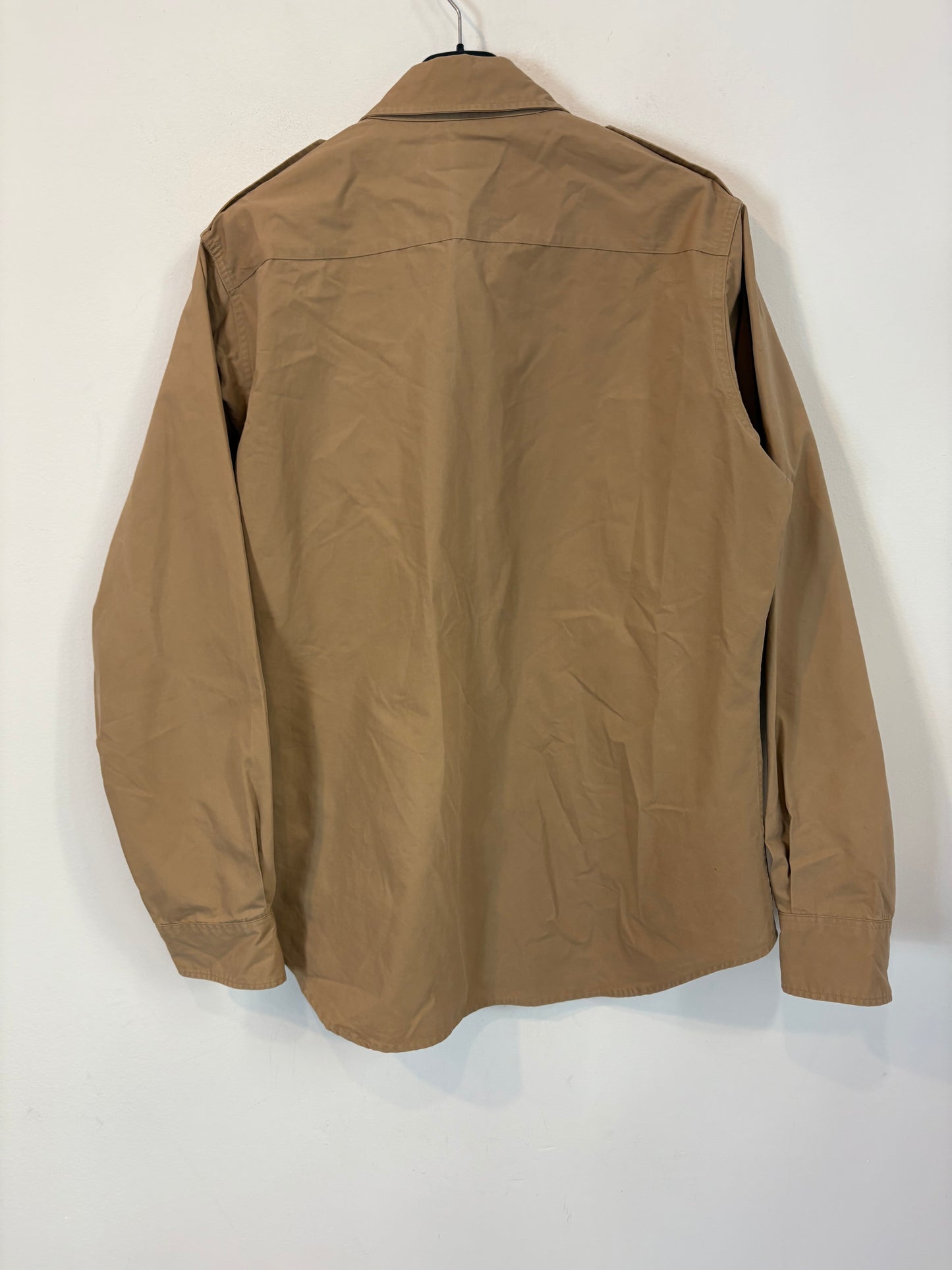 POLO RALPH LAUREN. Camisa camel bolsillos. T M