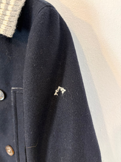 NANOS. Abrigo azul con lana