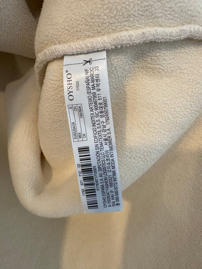 OYSHO. Sudadera borrego beige
