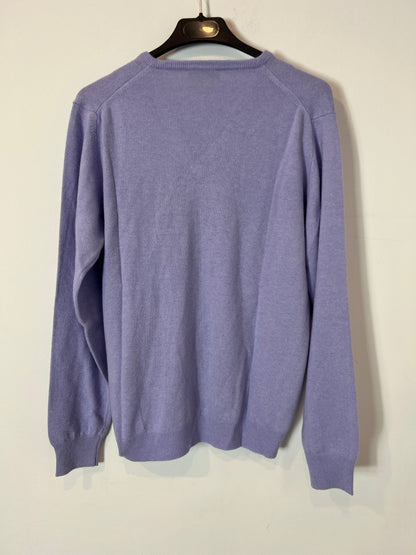 EXCELLENT CASHMERE. Mauve cashmere sweater. TM
