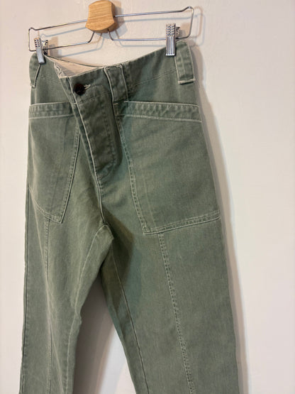 SOEUR. Denim verde agua abotonado