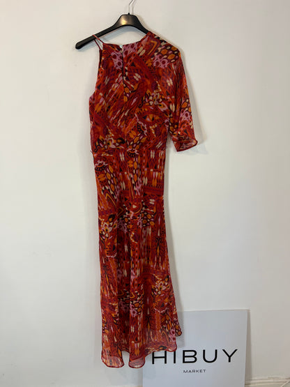 SCALPERS. Vestido estampado rojo  T.s