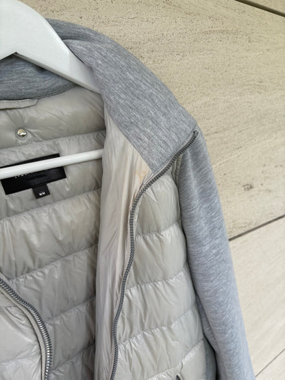 MACKAGE. Chaqueta gris doble textura ligera. T M