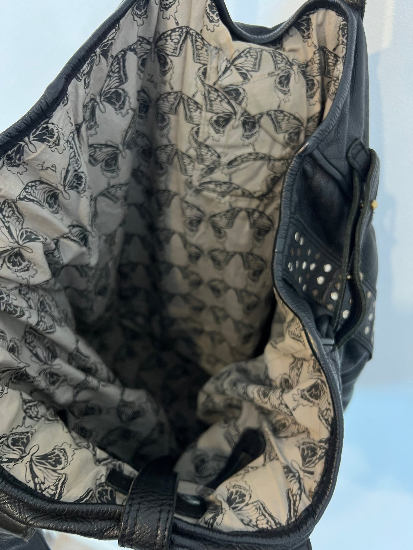 ZADIG&VOLTAIRE. Bolso shopper piel  tachuelas