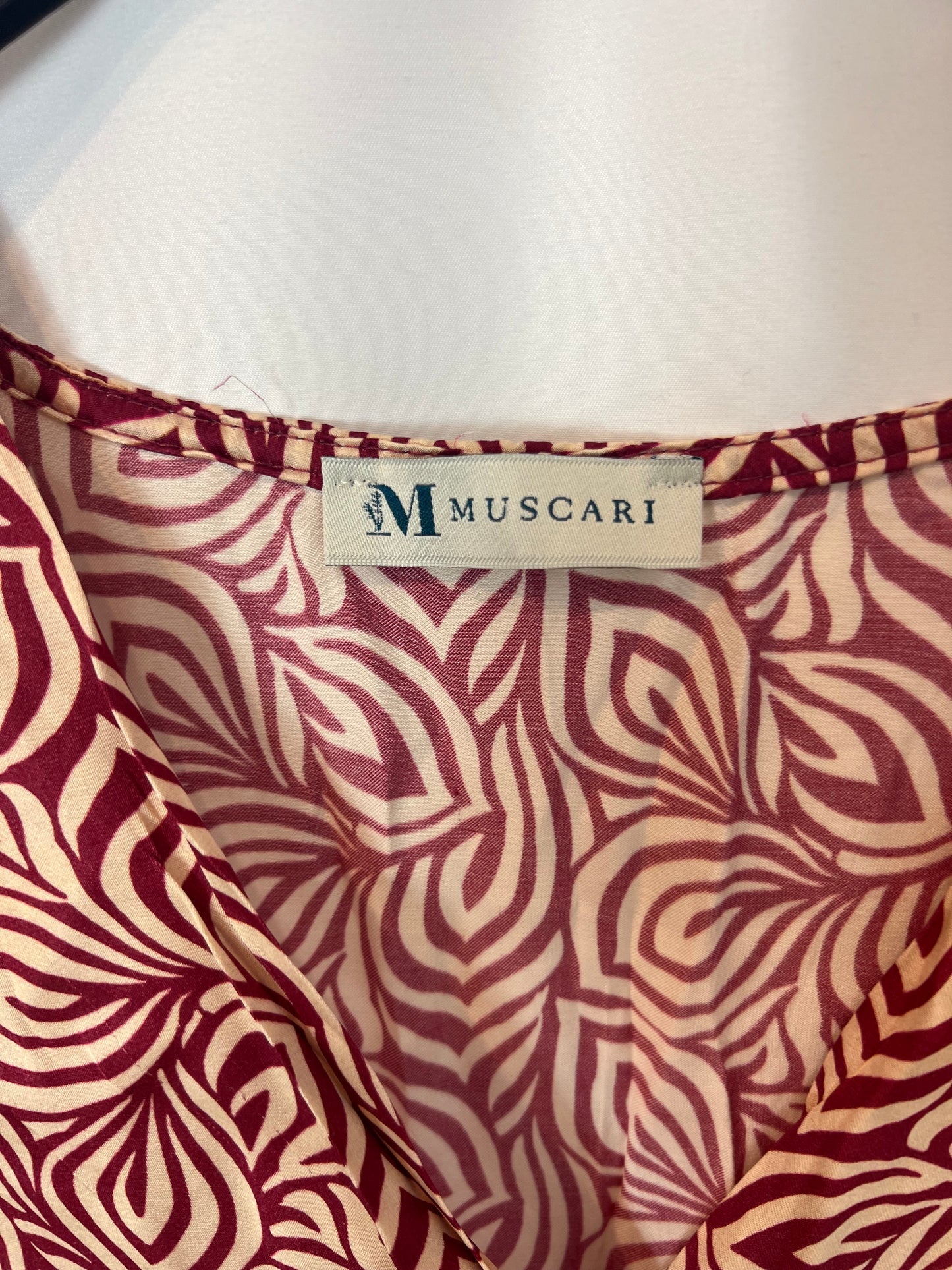 MUSCARI. Flowing printed midi dress. TM