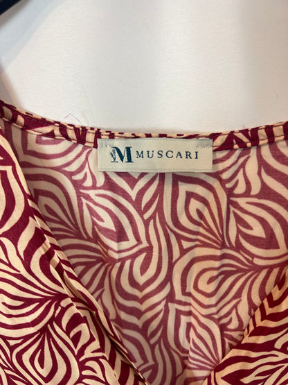 MUSCARI. Flowing printed midi dress. TM