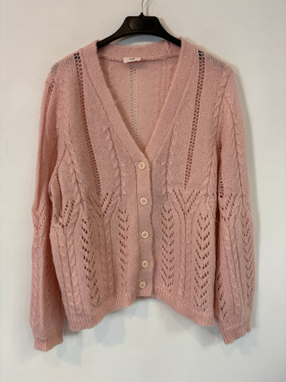 ZARA. Black stretch knit top. TL