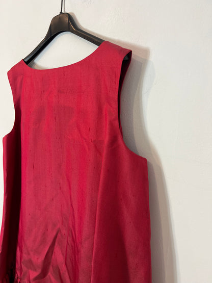 NIHIL OBSTAT. Vestido midi seda volante T.u(M)