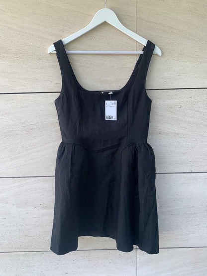 ZARA. Mustard textured back top. TS