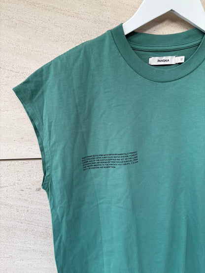 PANGAIA. Camiseta verde sin mangas