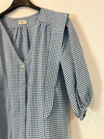 TRIANA BY C. Blusa cuadros azules T.s