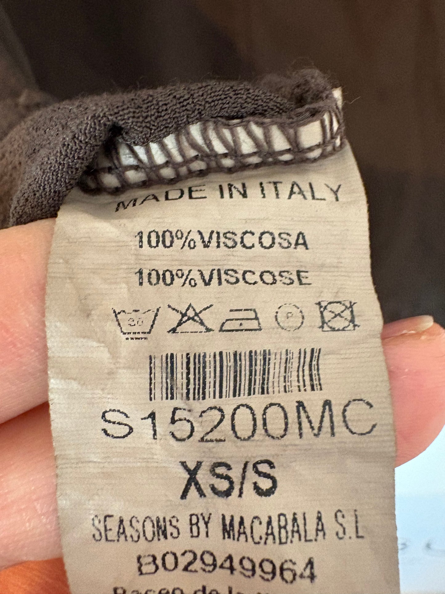 SEASONS. Blusa marrón fluida