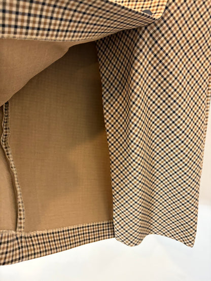 ZARA. Falda midi cuadros