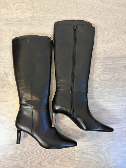 TINTORETTO. Botas altas negras tacón medio