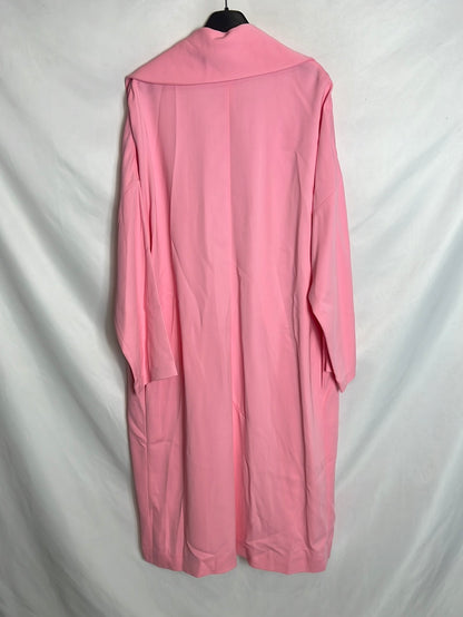 ROBERTO TORRETTA. Long, flowing pink jacket. Size 38