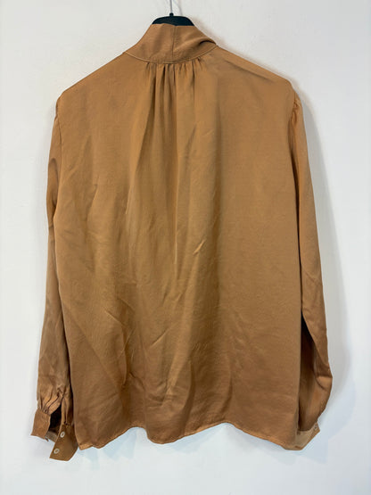 FORTE FORTE. Bowed silk blouse. TS/M