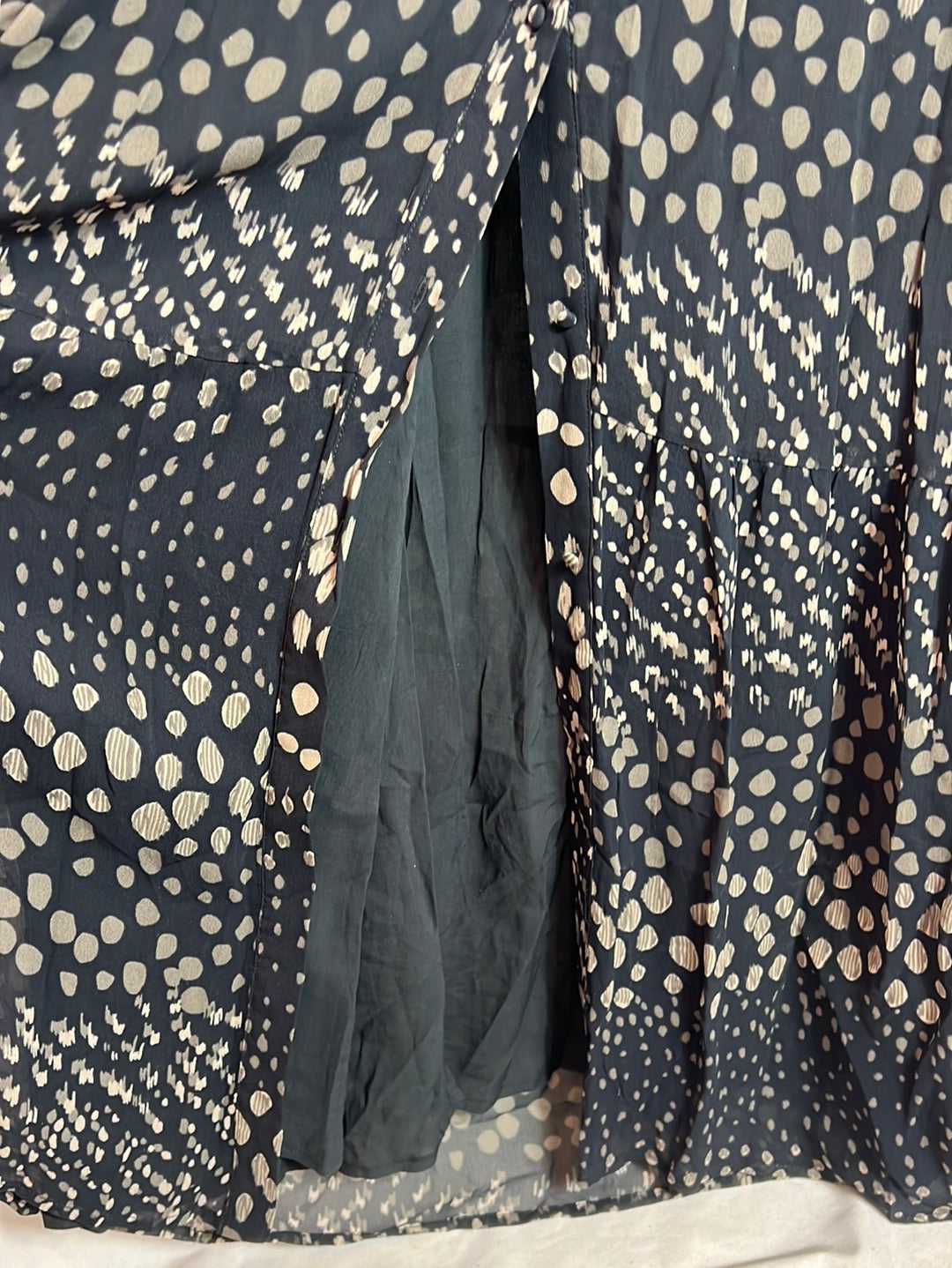 BA&amp;SH. Semi-sheer printed maxi dress. Size 2(M)