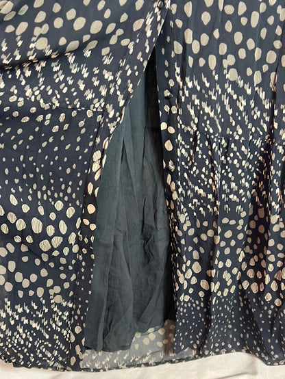 BA&amp;SH. Semi-sheer printed maxi dress. Size 2(M)