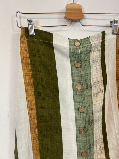 OTRAS. Falda midi rayas TU (36)