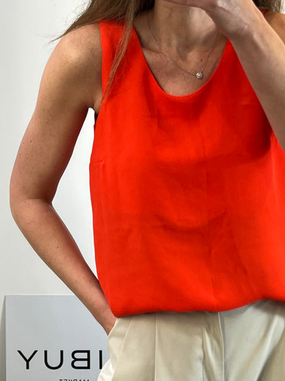 RESERVED. Top rojo fluido. T 36