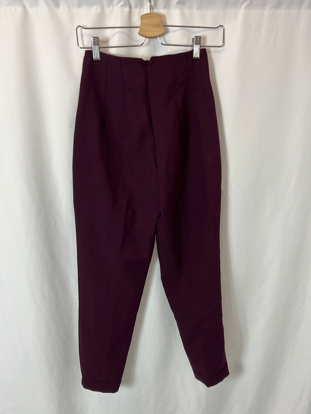 ZARA. Burgundy dress pants T.xs