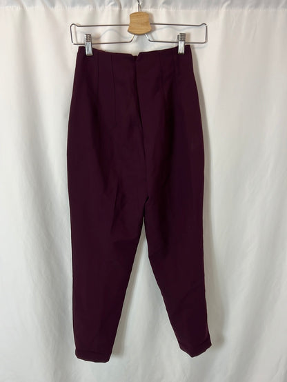ZARA. Burgundy dress pants T.xs