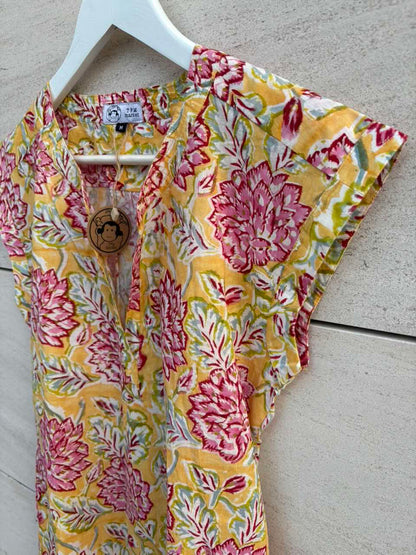 Blusa algodón estampada
