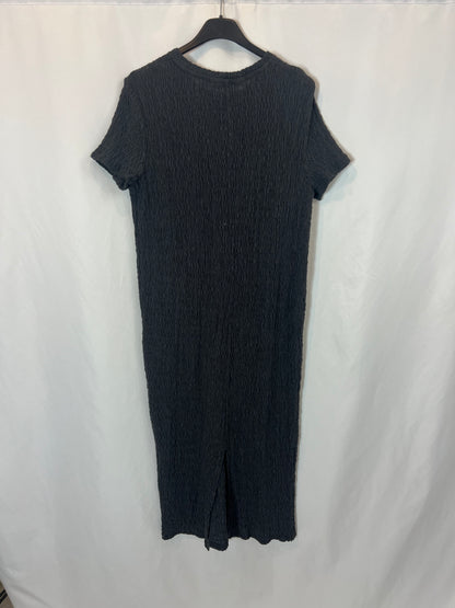 PRIMARK. Vestido midi fruncidos. T L