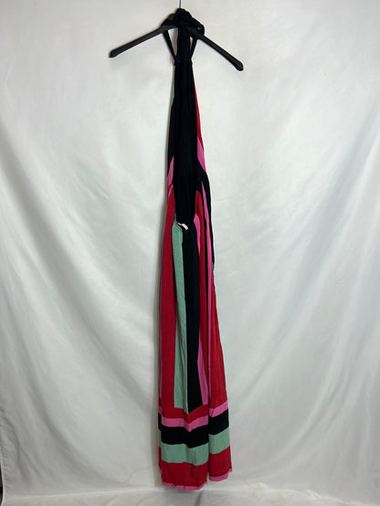 TOUCHE BARNEAIRE. Vestido largo rayas T.l