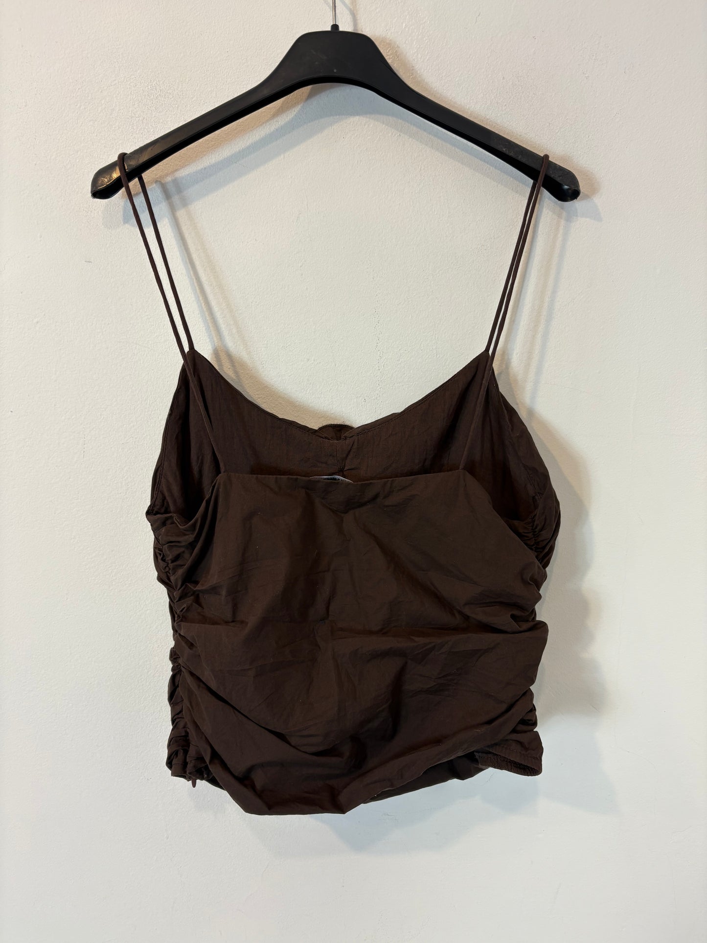 IMAN. White ribbed top Tm