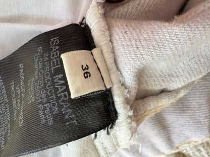 ISABEL MARANT. Denim recto malva claro. T 36