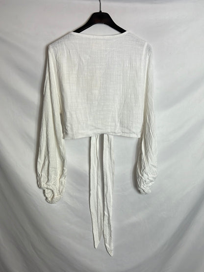 MIRAH. Top algodón anudado. T M/L