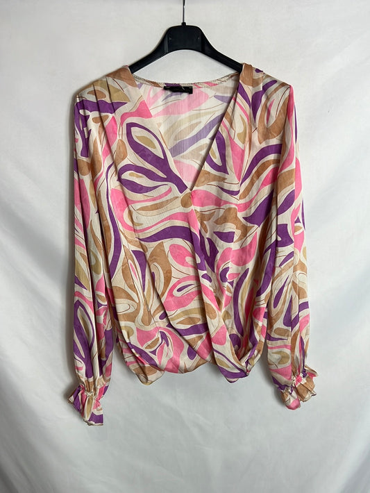 NEW COLLECTION. Blusa cruzada colores. T M