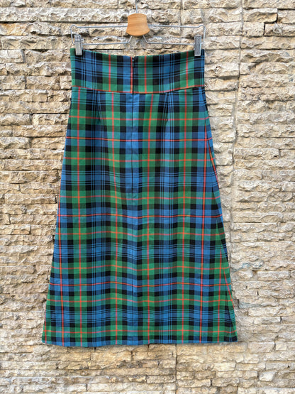 MARIA DE LA ORDEN. Falda midi cuadros. T M