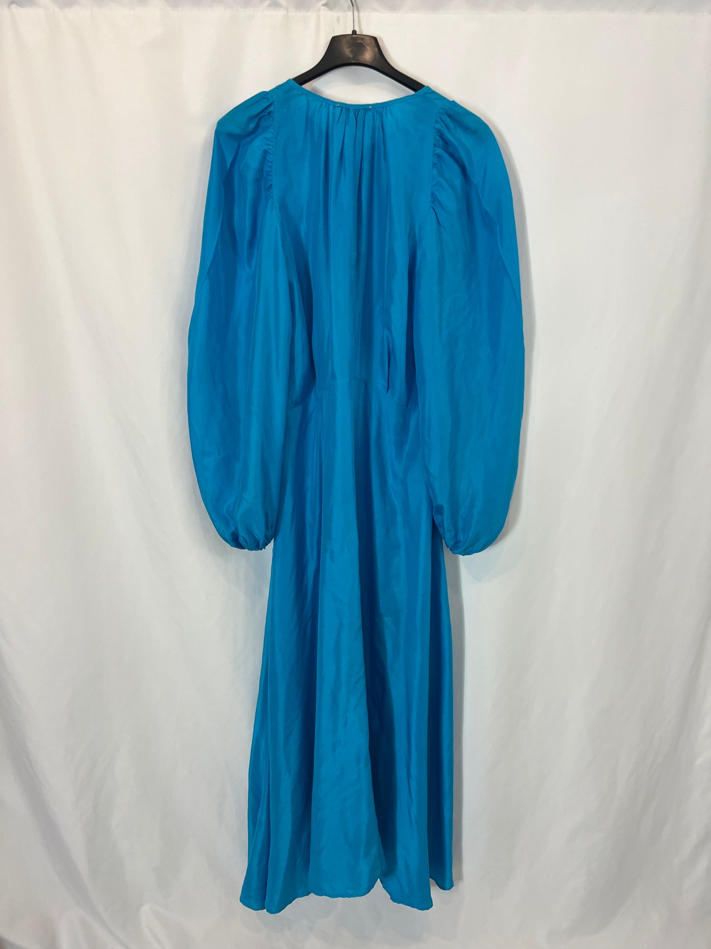 FORTE FORTE. Long turquoise silk dress. Size 0 (XS/S)