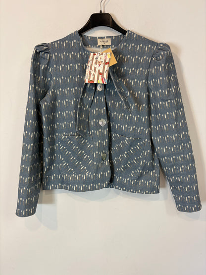 RITAVON. Chaqueta denim estampada T.34