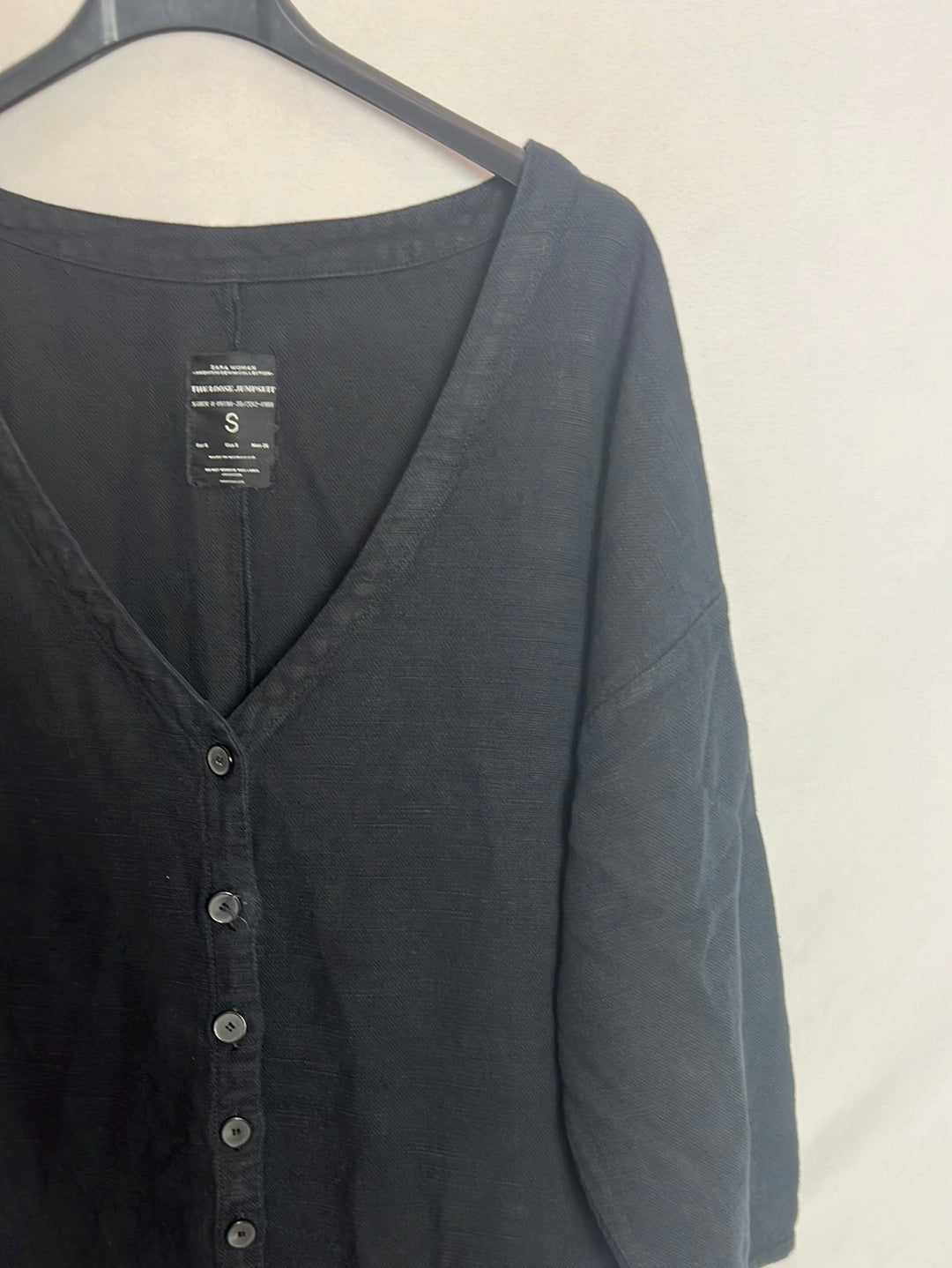 ZARA. Mono azul fluido T.s