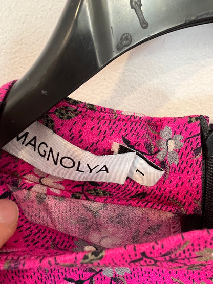 MAGNOLYA. Vestido rosa flores T.1(s)