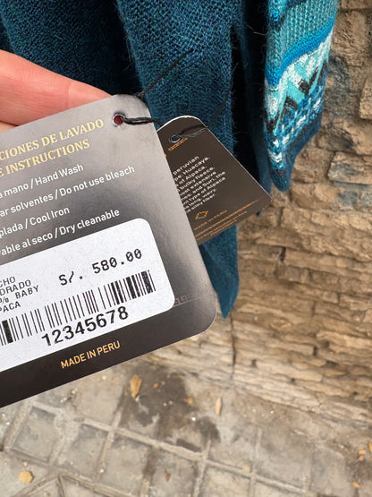 MILLMAS. Jersey baby alpaca azules