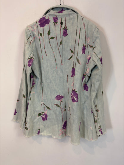 DIXIE. Blazer estampada algodón. T S