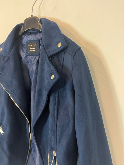 PRIMARK. Chaqueta azul efecto piel. T 14- 15 años (XS)