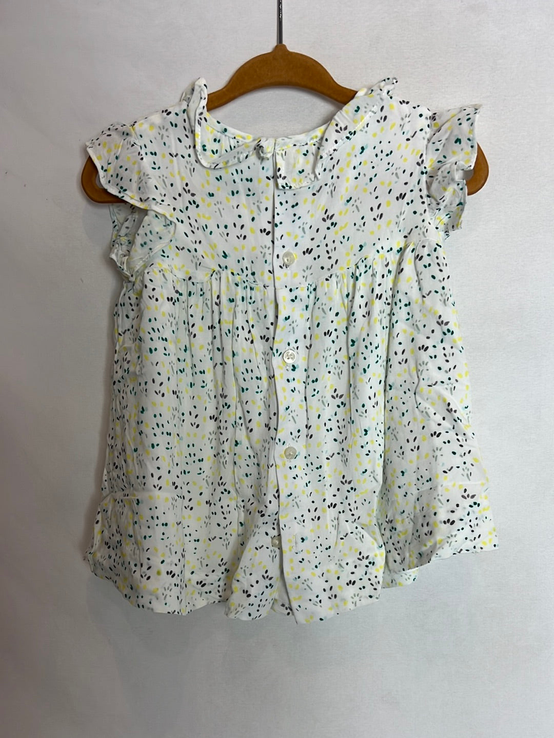 GOCCO. Jesusito blanco estampado. T 9-12 meses