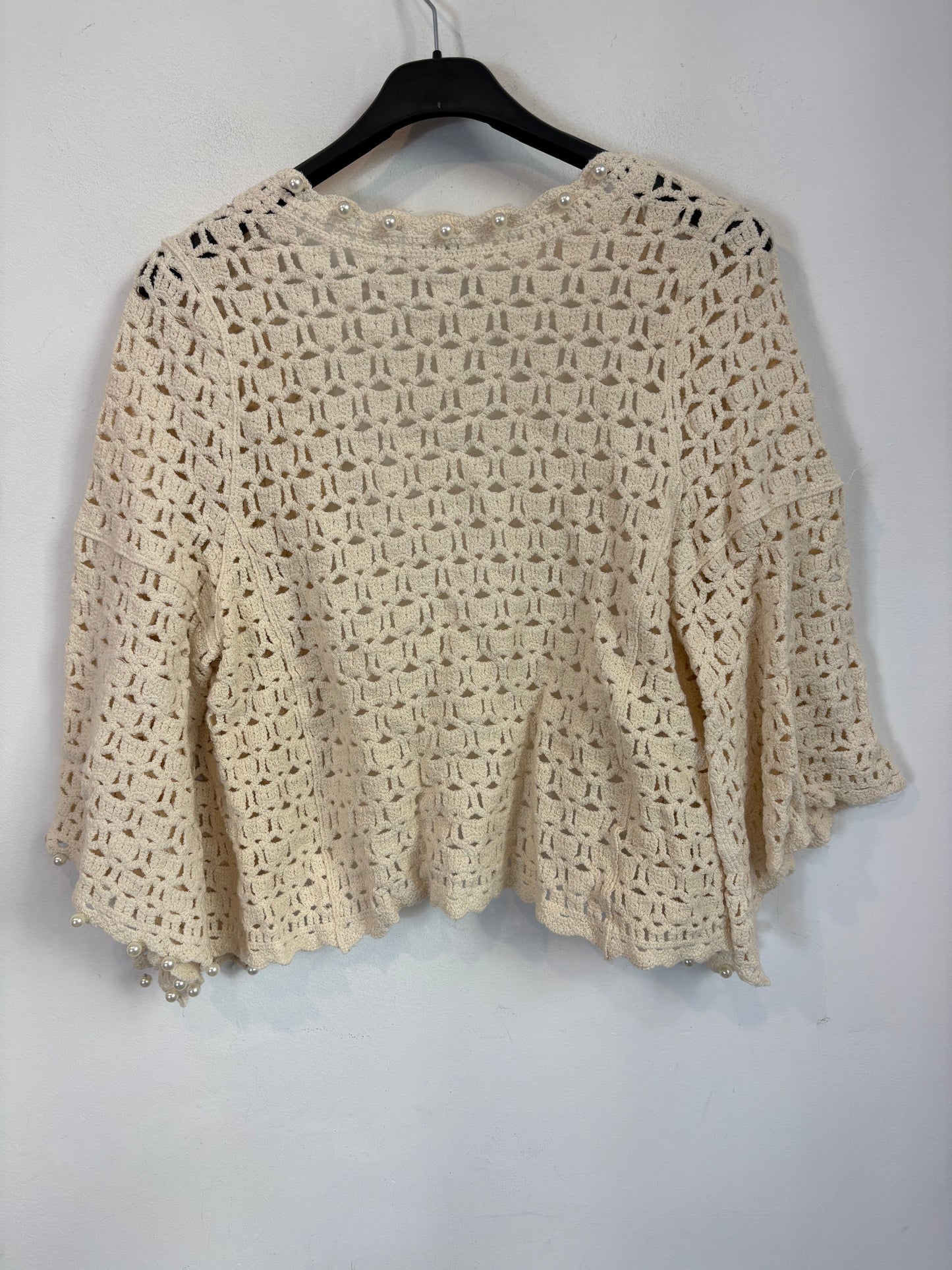 MEMORY & CO. Chaqueta croché perlas