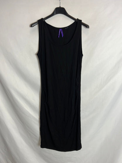 SERAPHINE. Vestido corto negro premamá T.s