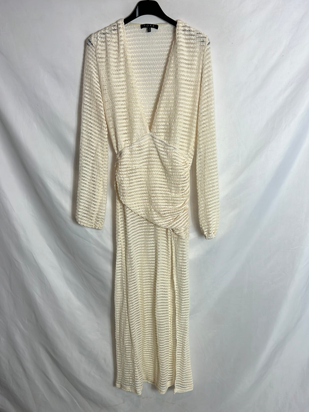 FORE. Long die-cut maternity dress Ts