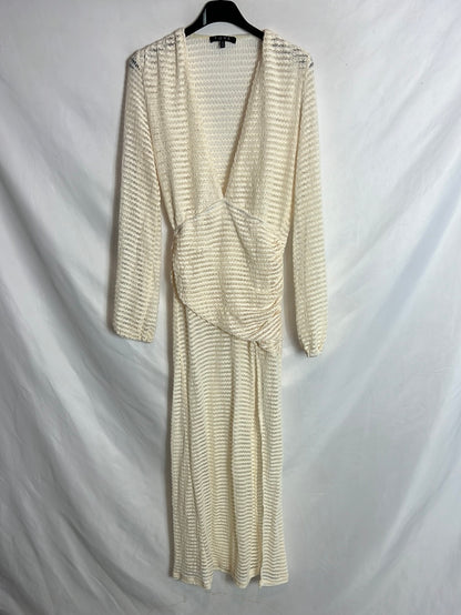 FORE. Long die-cut maternity dress Ts